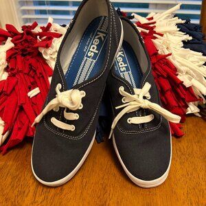 Keds Women's Navy Canvas Lace Up Sneakers Size 8.5
